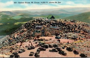 Colorado Mount Evans Summit House 1941