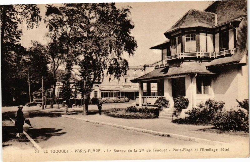 CPA LE TOUQUET-PARIS-PLAGE - Le Bureau de la Ste de TOUQUET (138926)