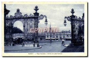 Old Postcard Nancy Place Stanislas Grids From Jean Lamour