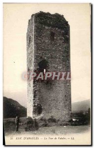 Postcard Old Approx D & # 39Argeles Tower Vidalos
