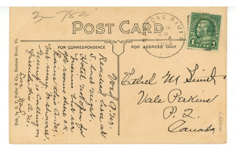 VT - Saxtons River. The Inn