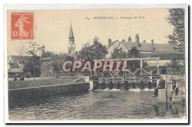 Bonneval Old Postcard Winnowing of the Dormouse