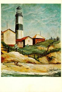 Tennessee Nashville Lyzon Galleries Montauk Lighthouse By Myron King 1979