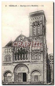 Postcard Old Vezelay Basilica of the Madeleine