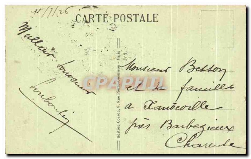 Old Postcard Paris L & # 39Arc De Triomphe From & # 39Etoile