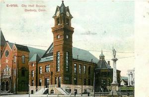 CT, Danbury, Connecticut, City Hall Square