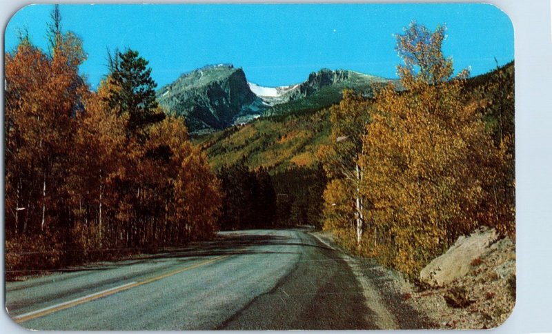 Mt Hallett from Bear Lake in Autumn Rocky Mtn National Park Colorado Postcard