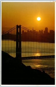 Postcard - Sunrise Over San Francisco Bay - San Francisco, California