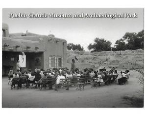 Pueblo Grande Museum and Archaeological Park Washington St Phoenix 4 by 6 card