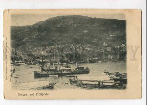 3061282 NORWAY Bergen med Floifjeldet  Vintage PC