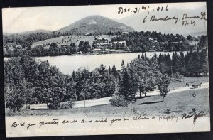 New York Adirondack Mountains Lake Placid Club, Mirror Lake - pm1906 - Und/B