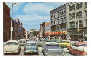 VT - Rutland. Merchants Row, 1950's