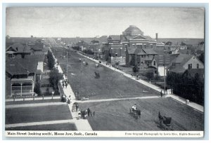 c1910 Main Street Looking South Moose Jaw Saskatchewan Canada Postcard