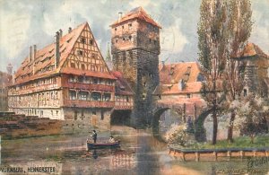 Germany Nuremberg artist Charles F. Flower 1906