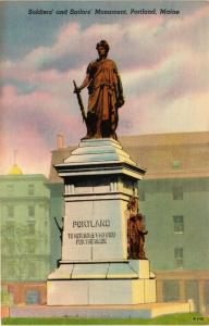PORTLAND MAINE SOLDIERS SAILORS MONUMENT