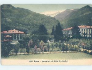 Pre-Chrome HOTEL Bad Ragaz - Wahlkreis Of Sarganserland Switzerland F6636