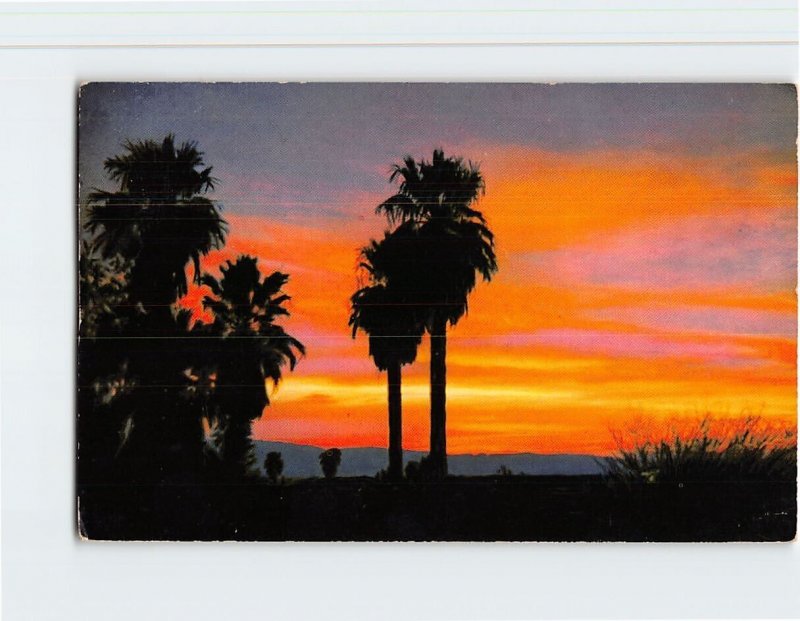 Postcard Sundown In The Southwest