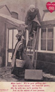 LEAP YEAR, PU-1908; Couple eloping