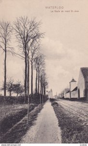 WATERLOO, Walloon Brabant, Belgium, 1900-1910s; La Route De Mont St. Jean