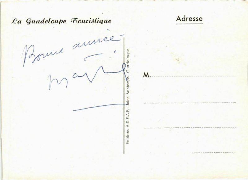 CPM souvenir GUADELOUPE (839930)