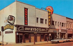 Red Wing Minnesota Nybo's Cafe Bowling Alley Vintage Postcard AA59358