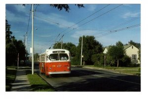 Transit Trolley Coach, 102nd Avenue, Edmonton, Alberta