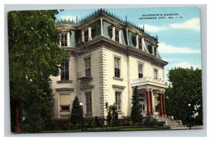 Vintage 1955 Postcard Governor's Executive Mansion Jefferson City Missouri