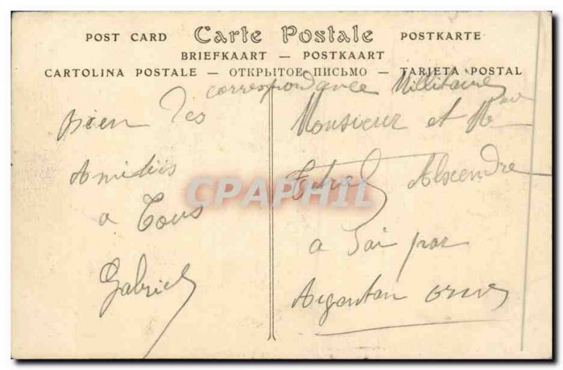 Postcard Ancient Cliff Veterans Remparts