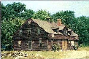 Postcard HOUSE SCENE South Sudbury Massachusetts MA AJ5214