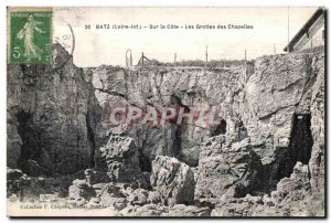 Old Postcard Batz Sur la Cote Gote The Caves Chapels