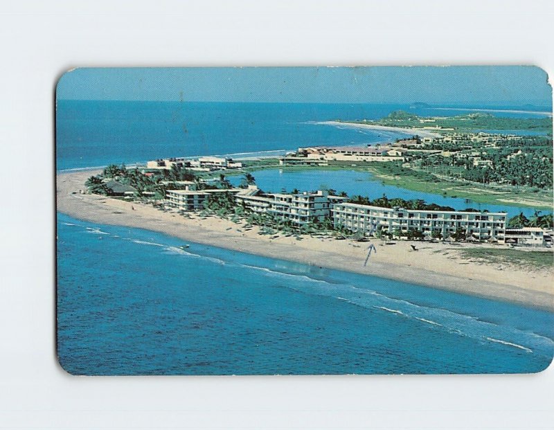 Postcard Air View of the Playa Mazatlan Hotel, Mazatlan, Mexico