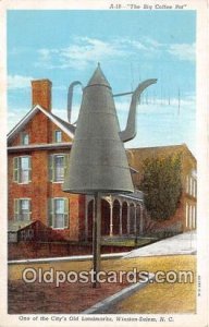 Big Coffee Pot Winston Salem, NC, USA 1940 