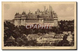Old Postcard Pierrefonds Chateau