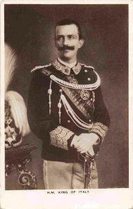 Victor Emmanuel III King of Italy 1906 RPPC Real Photo postcard