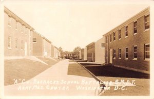 Washington D.C. Army Medical Center, A Company Barracks Real Photo PC U5396