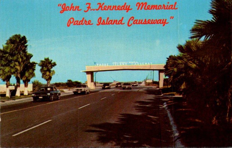 Texas Corpus Christi The New John F Kennedy Memorial Padre Island Causeway En...