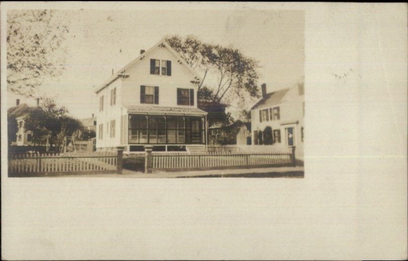 Home Lynn MA Cancel c1910 Real Photo Postcard 2 United States