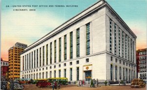 1930s United States Post Office and Federal Building Cincinnati OH Postcard