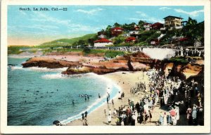 La Jolla, California Beach VIew, Panoramic, Rolling Hills-A32 