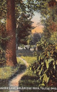 LPD71 Ohio Postcard: Toledo, Lovers Lane, Walbridge Park