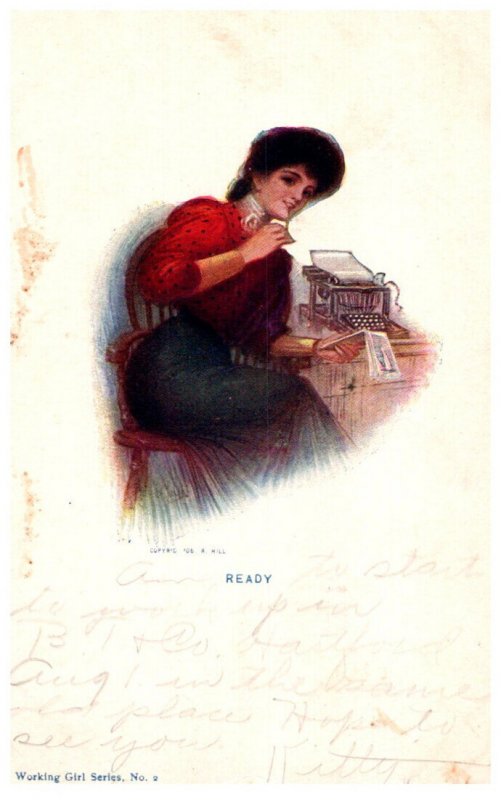 Victorian Woman Stenographer