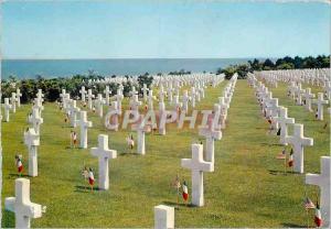  Modern Postcard Cimetiere American de Normande sets up by the care of The Ameri