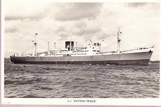 M.V. Eastern Prince B&W Photo 1958