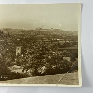 c1930s RPPC Vale Cathedral Whitchurch Canonicorum England Dorset UK Postcard 