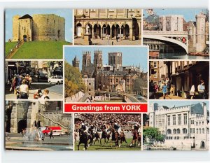 Postcard Greetings from York, England