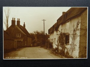 Dorset CHIDEOCK Sea Hill Lane c1930s Sepia Postcard by Judges