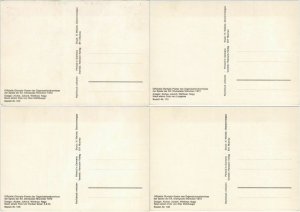 OLYMPIC GAMES 1972 MÃNCHEN SPORTS 13 CPA (L4365)