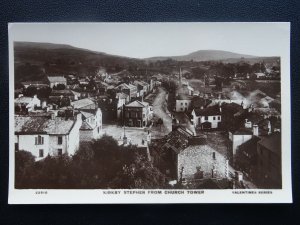 Cumbria KIRBY STEPHEN Village from Church Tower - Old RP Postcard by Valentine