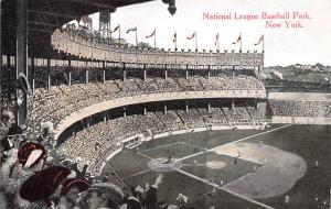 Baseball Stadium Postcard New York, USA National League Baseball Park