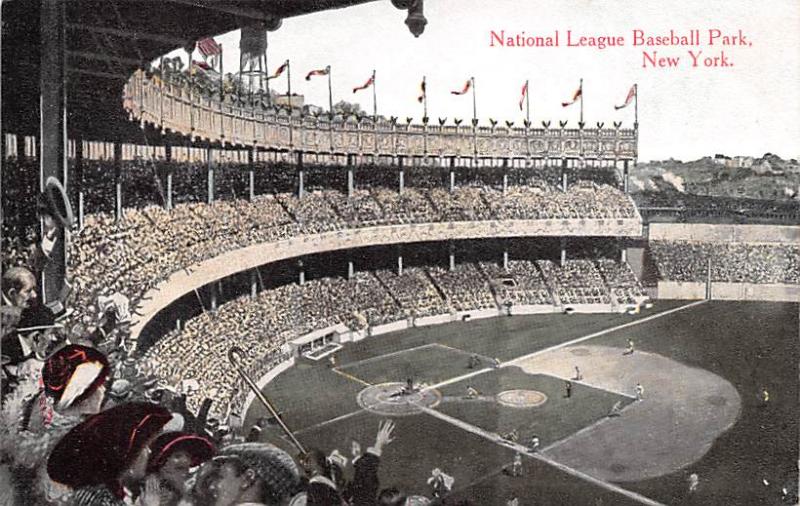 Baseball Stadium Postcard New York, USA National League Baseball Park